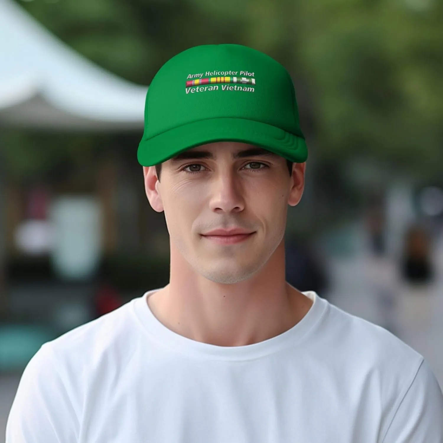 Army Helicopter Pilot Vietnam Veteran Baseball Cap for Men Women Mesh Hat Adjustable Trucker Hat Dad Hat