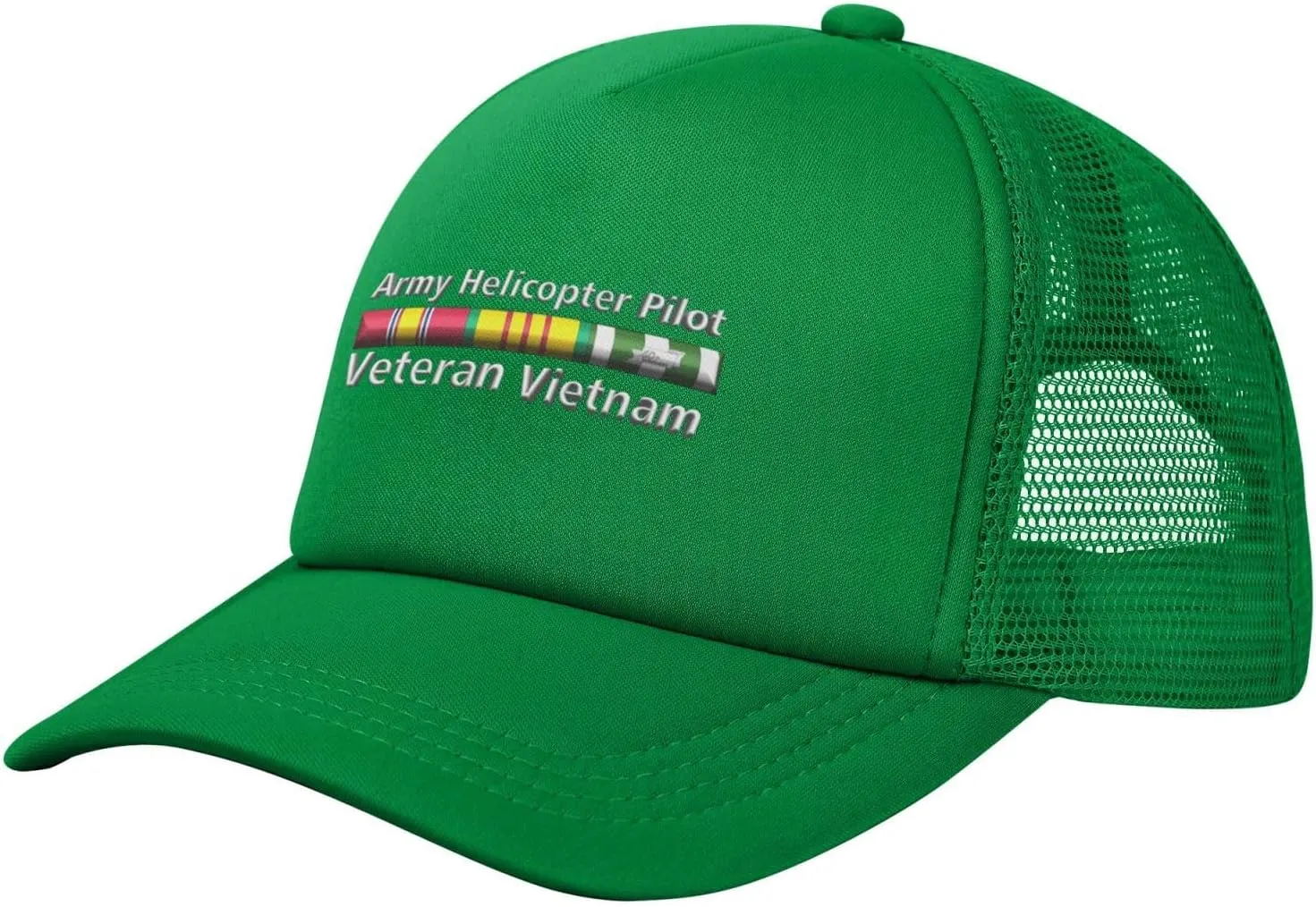 Army Helicopter Pilot Vietnam Veteran Baseball Cap for Men Women Mesh Hat Adjustable Trucker Hat Dad Hat