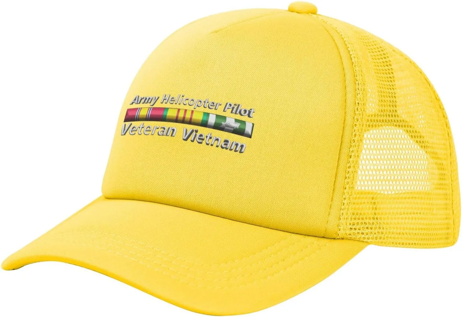 Army Helicopter Pilot Vietnam Veteran Baseball Cap for Men Women Mesh Hat Adjustable Trucker Hat Dad Hat