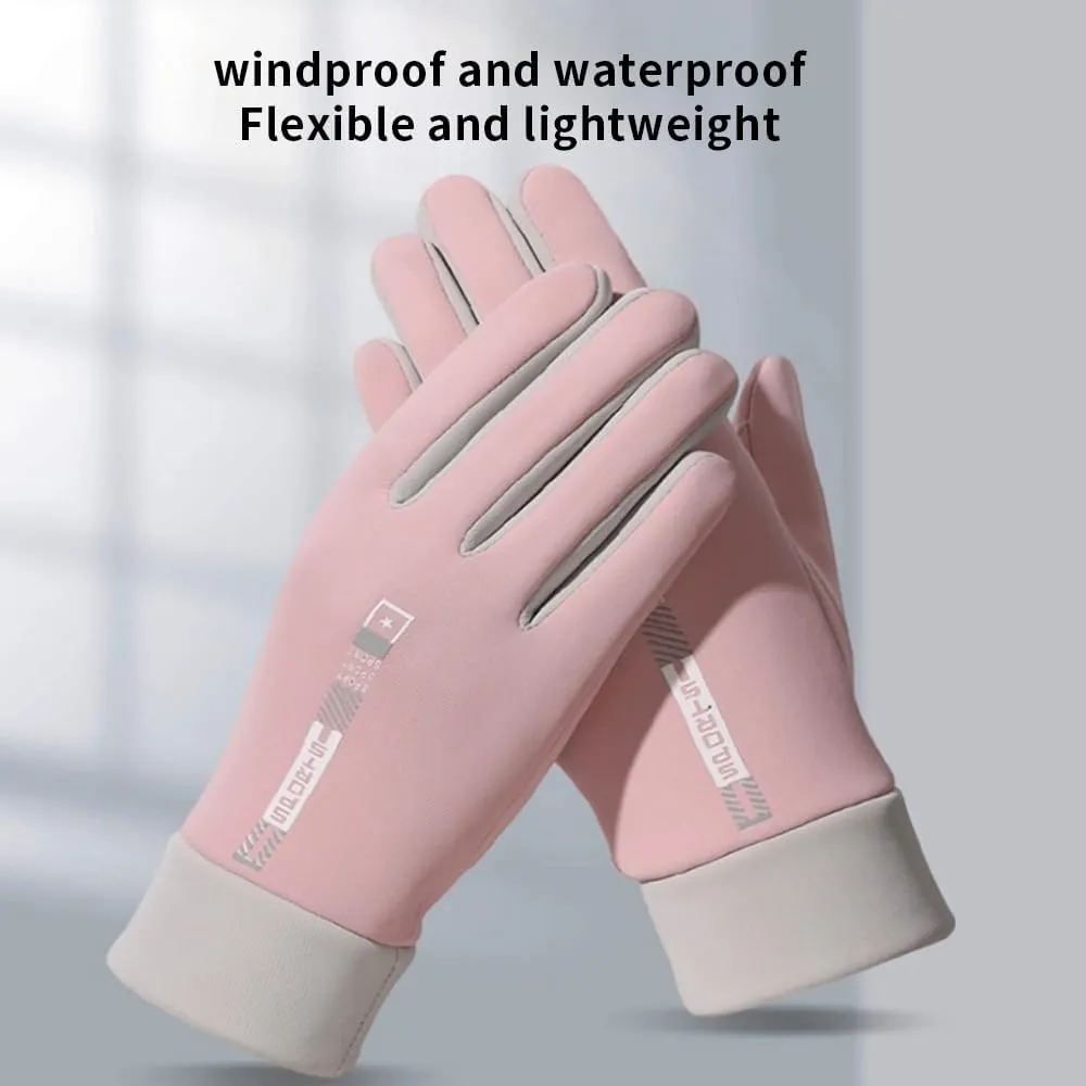 Cozy Gloves Winter Women Cycling Thickened Warm Touch Screen Running Winter Gloves 1pc Gift