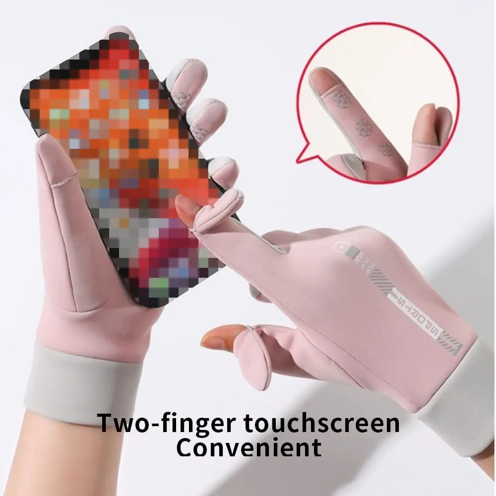 Cozy Gloves Winter Women Cycling Thickened Warm Touch Screen Running Winter Gloves 1pc Gift