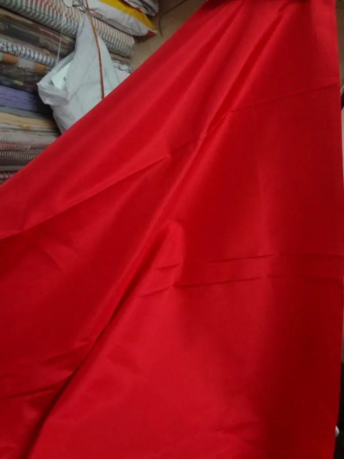 deep red Silk Habotai 18 mm/ 70 grams fabric 44&quot;