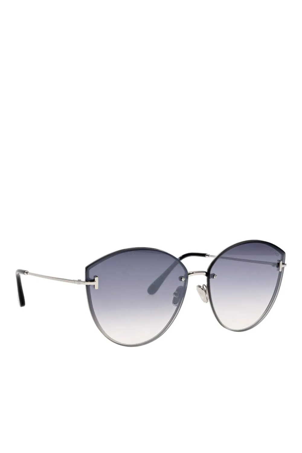 Evangeline Palladium Cat Eye Sunglasses