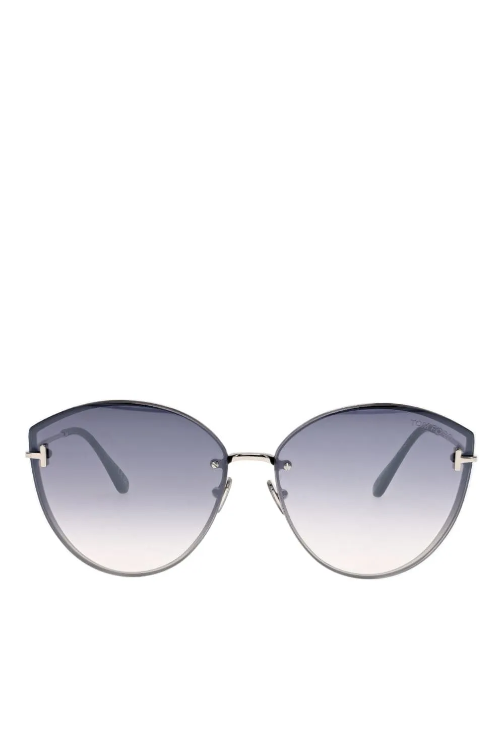 Evangeline Palladium Cat Eye Sunglasses