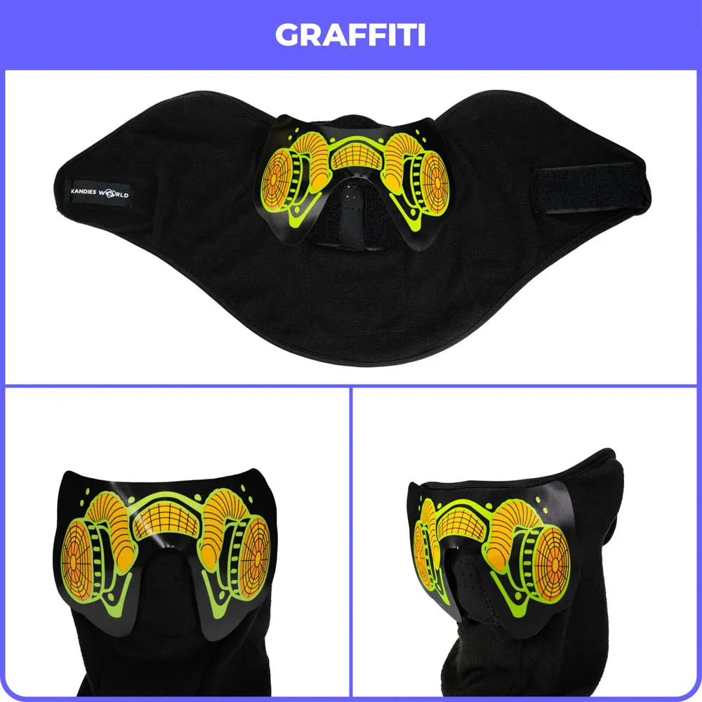 Graffiti LED Sound Reactive Mask