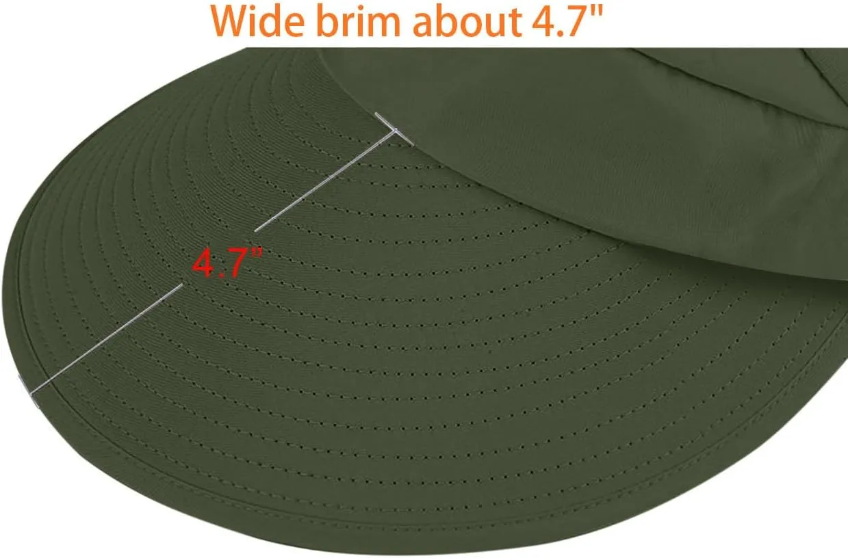 HINDAWI Sun Hats for Women Wide Brim Sun Hat UV Protection Caps Floppy Beach Packable Visor