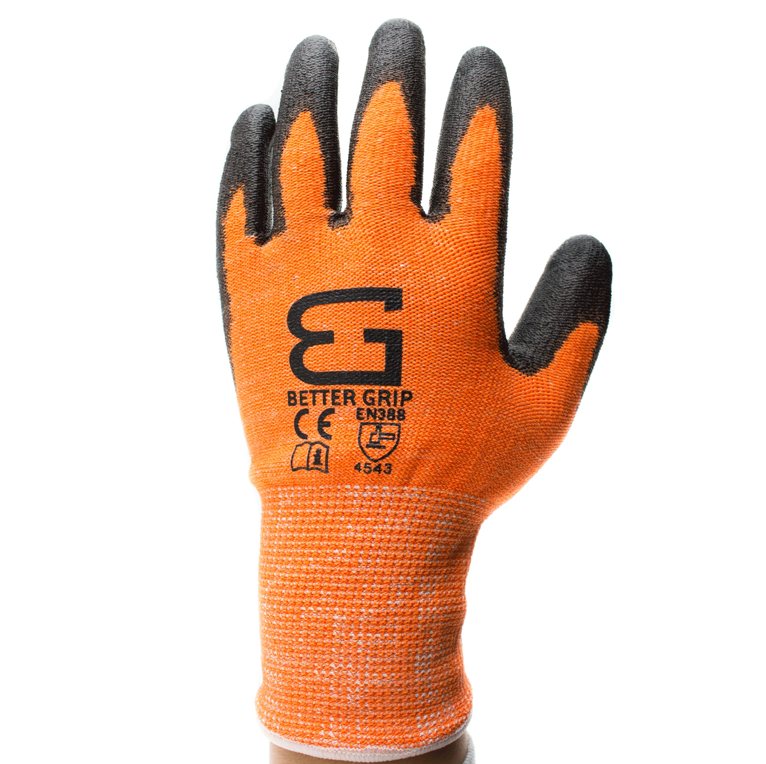 Level 5 Cut Resistant Shell PU Coating Work Gloves for Smart Phone-OR