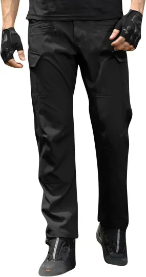 Men's Tactical Cargo Pants Water Resistant Lightweight Hiking Sweatpants Outdoor Work Pants with Pockets