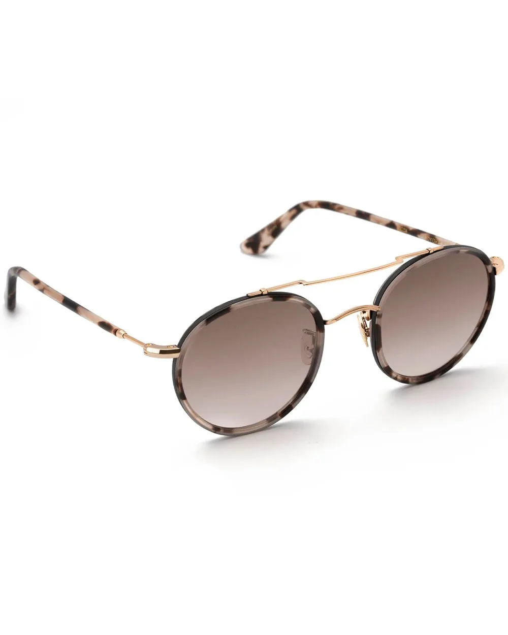 Mirrored Sunglasses in Sunday Tortoise