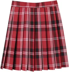 Plaid Pleated Skirts for Women Y2k Retro Versatile A Line Mini Skirt Fashion Plus Size Casual Date Night Outfit 2025