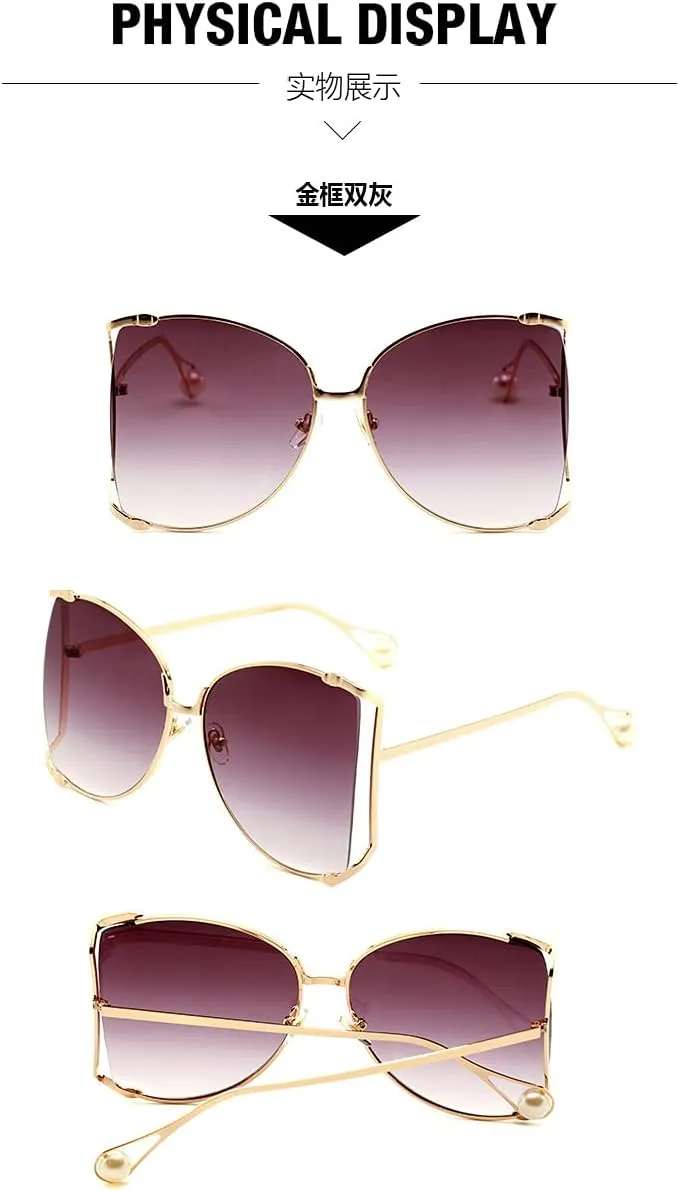 Polarized Sunglasses for Women and Men Classic Trendy Sun Glasses with 100% UV Blocking Cycling Driving