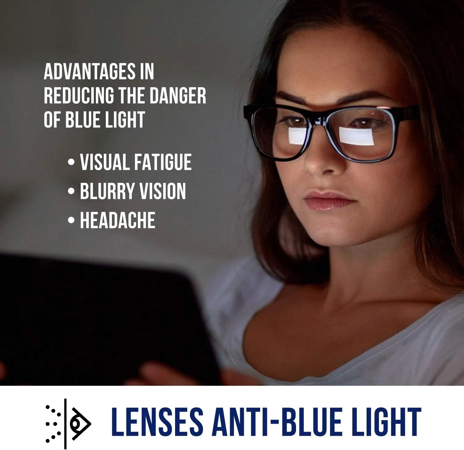 Reading Glasses for Men and Women. Blue Light Blocking Computer Readers. Rubber Touch Flexible Temple and Anti Glare Lenses. Indigo 0.0 - Tate