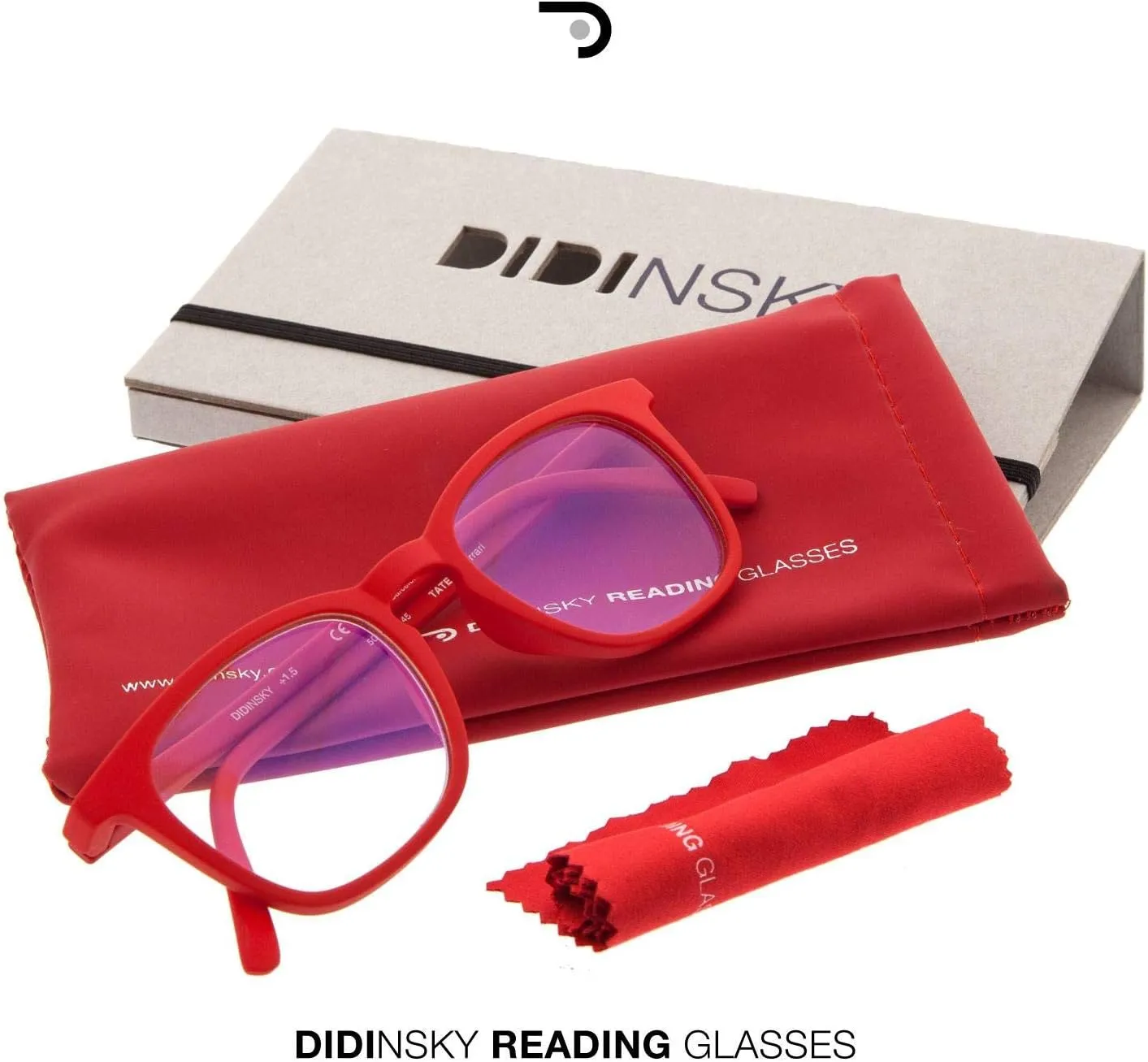 Reading Glasses for Men and Women. Blue Light Blocking Computer Readers. Rubber Touch Flexible Temple and Anti Glare Lenses. Indigo 0.0 - Tate