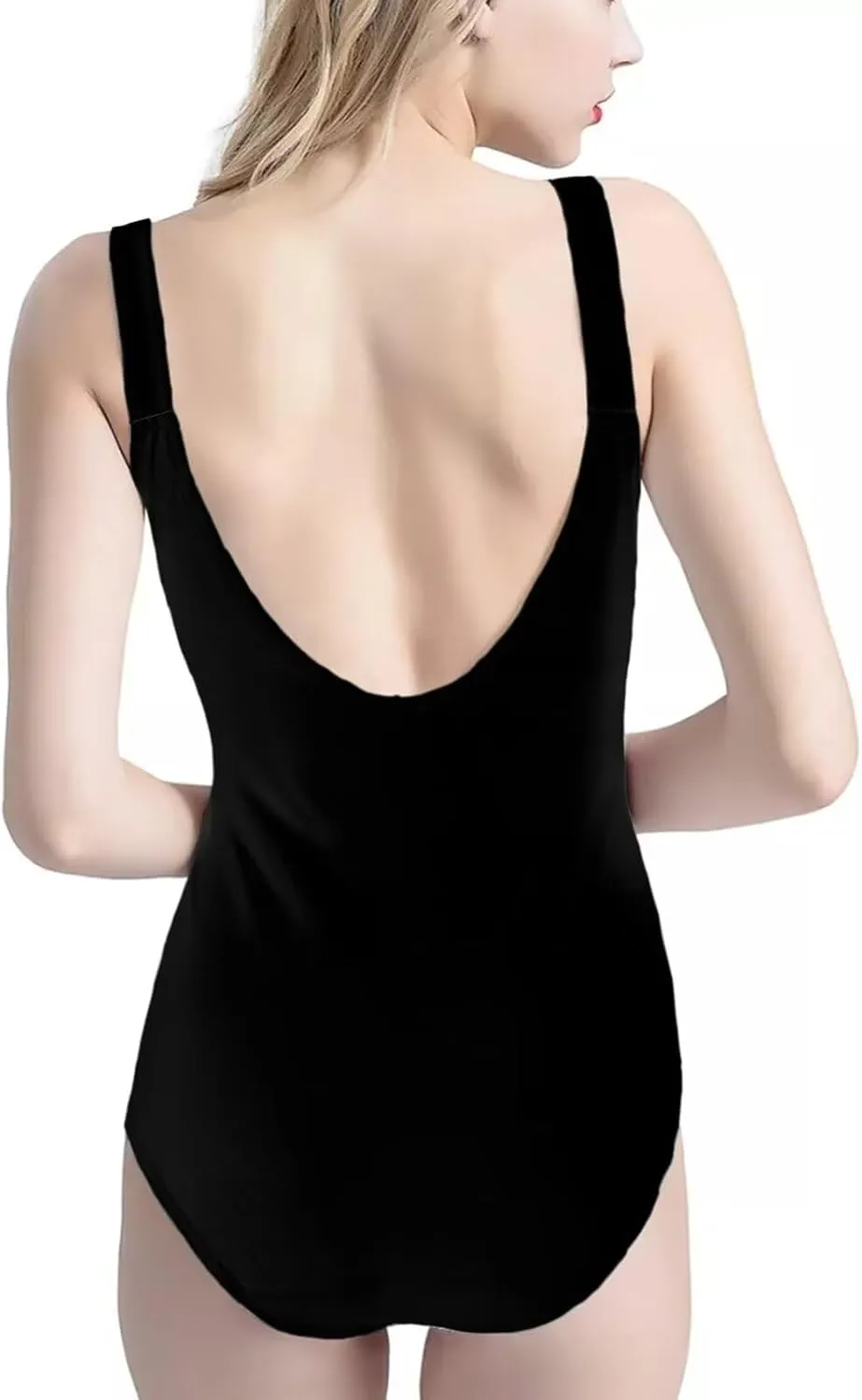 Sleeveless One-piece Swimwear for Women Sexy Backless Tank Suit Breezy Holidays Outfit Starry Style Zodiac Parint