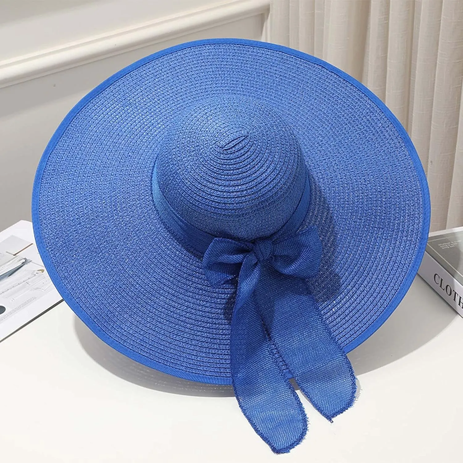 Sun Hat Womens, Beach Floppy Hats for Women, Wide Brim Summer Foldable Packable Lace Sun Beach Floppy Hats Women