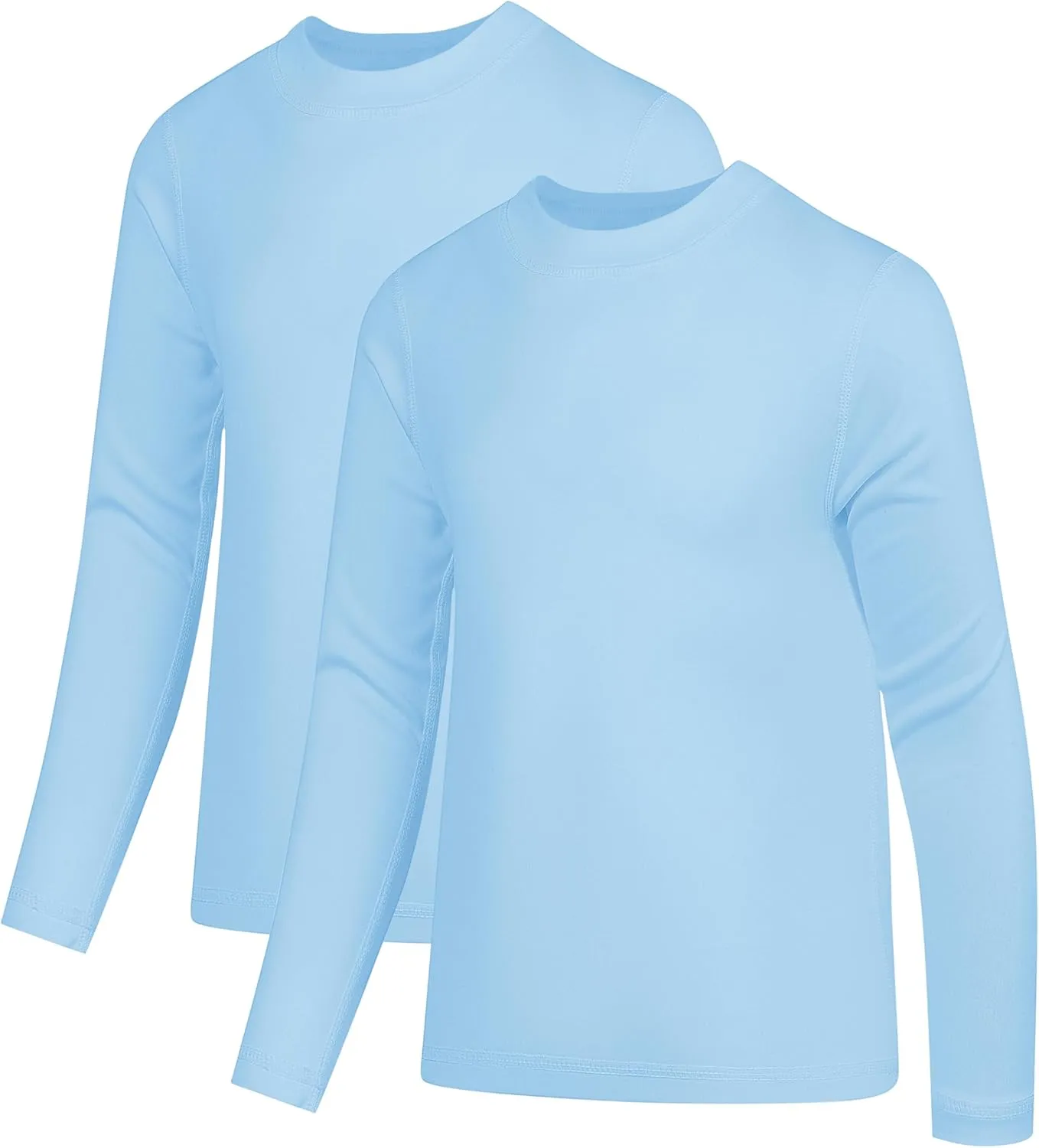 UPF 50  Sun Shirts 5T to Youth Rash Guard for Boys and Kid Girls Long Sleeve UV Protection Sun Shirts