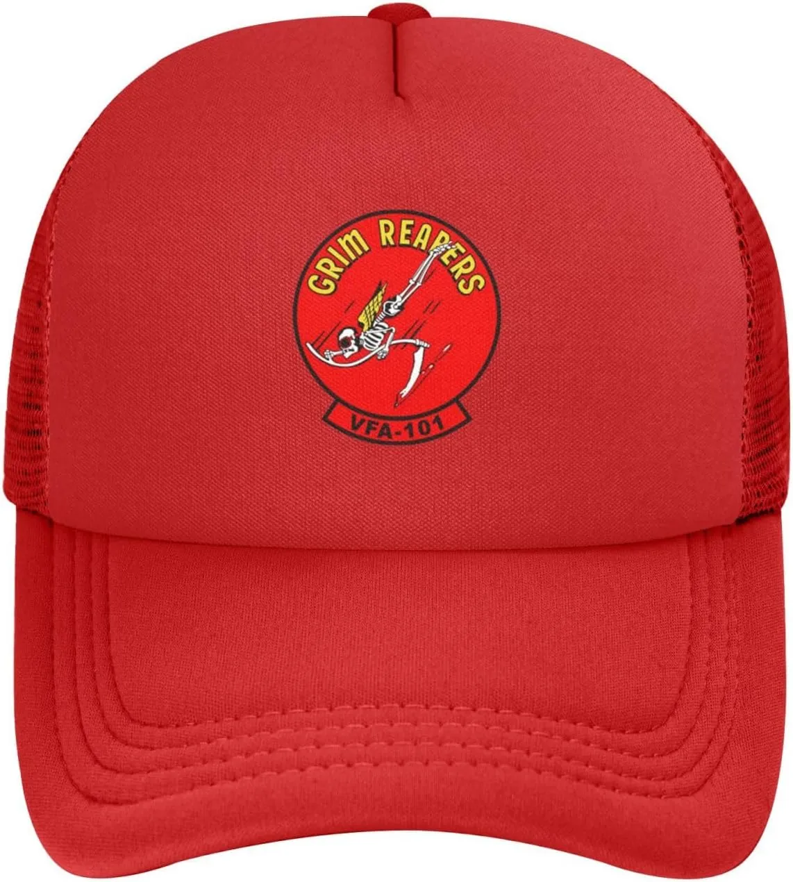 Vf-101 Grim Reapers Baseball Cap for Men Women Mesh Hat Adjustable Trucker Hat Dad Hat