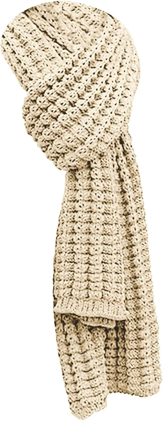 Warm Autumn Winter Scarf Unisex Pure Color Winter Neck Warm Knitting Scarf Thick Keep Warmer Scarves