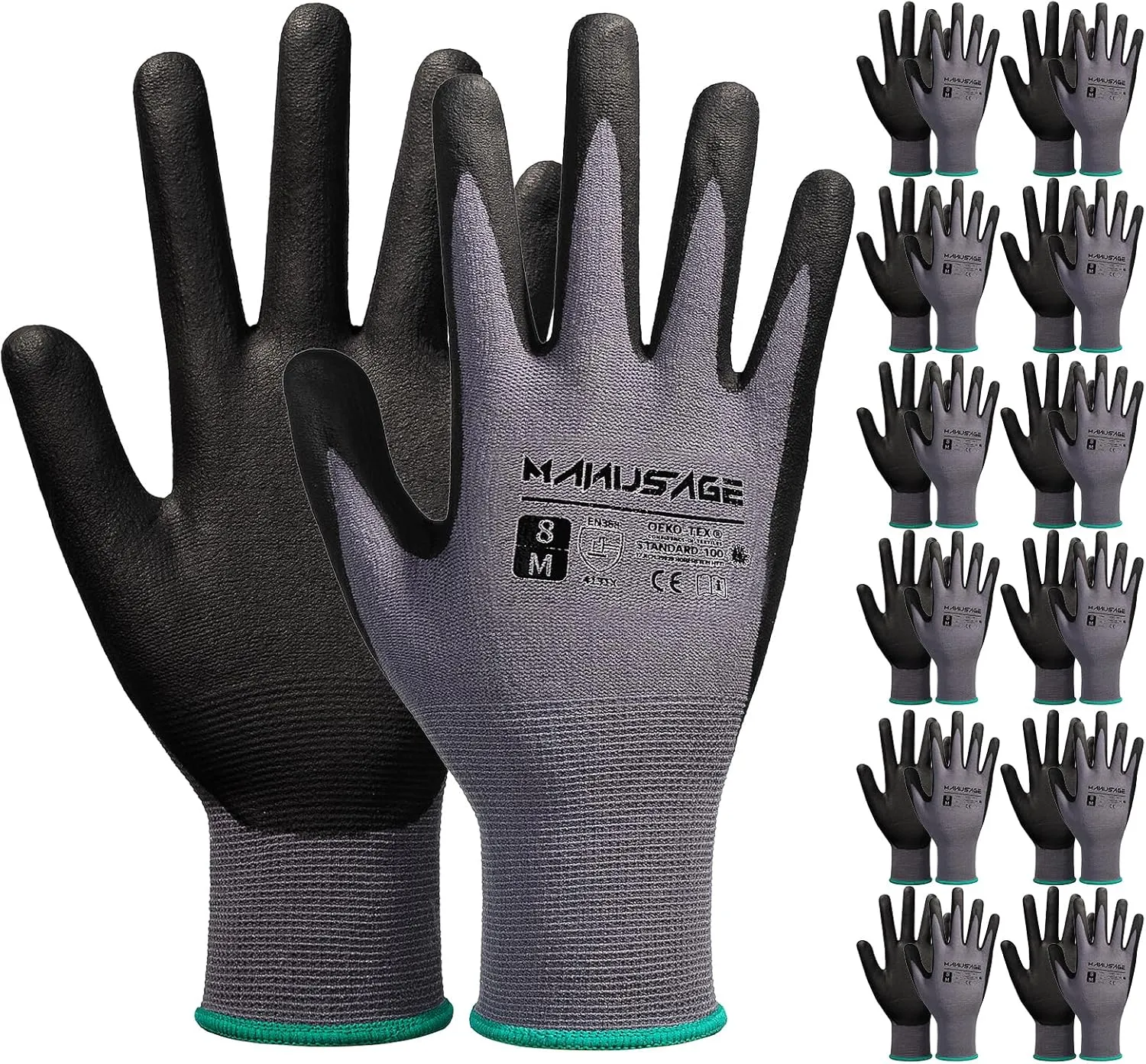 Work Gloves MicroFoam Nitrile Coated