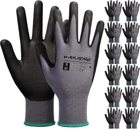 Work Gloves MicroFoam Nitrile Coated