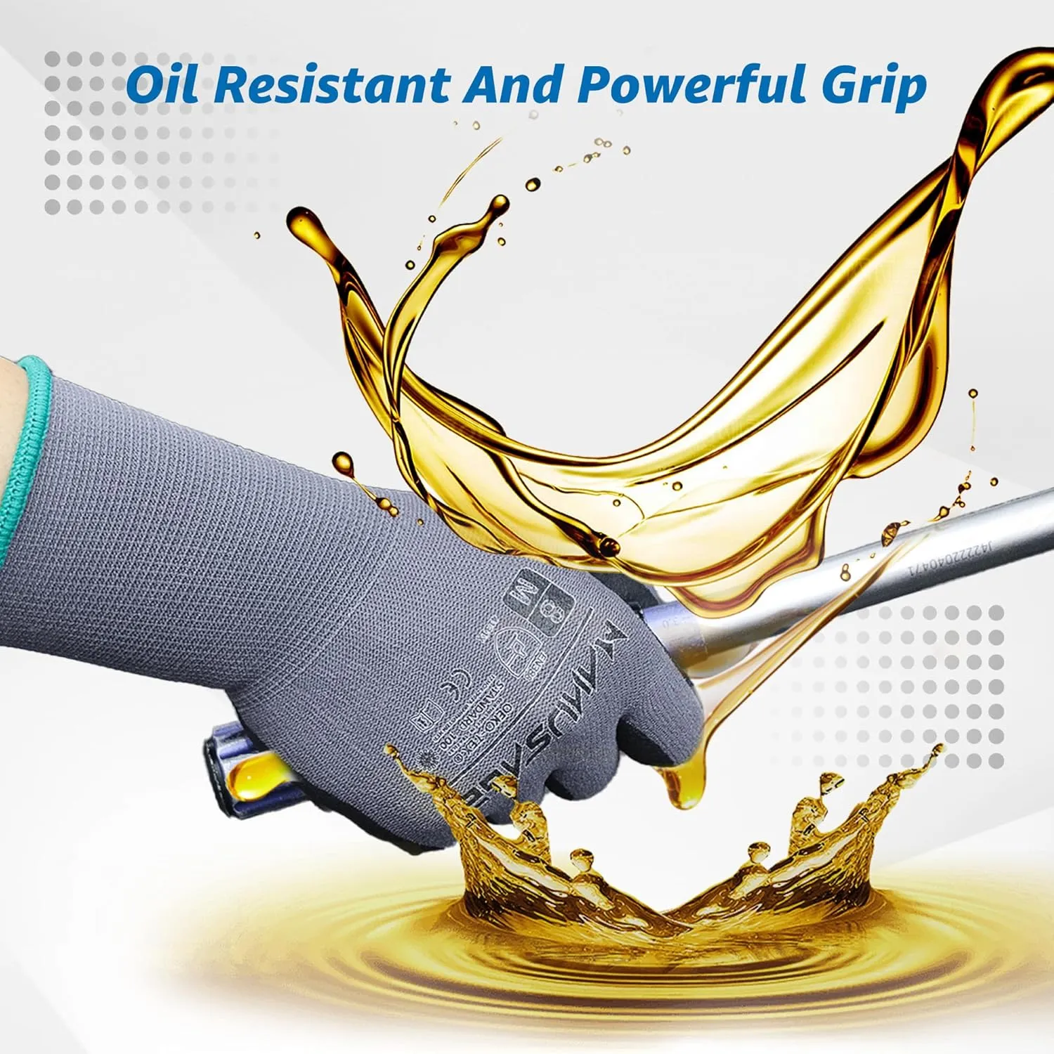 Work Gloves MicroFoam Nitrile Coated